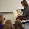 Ellen reading to children at the University of the South